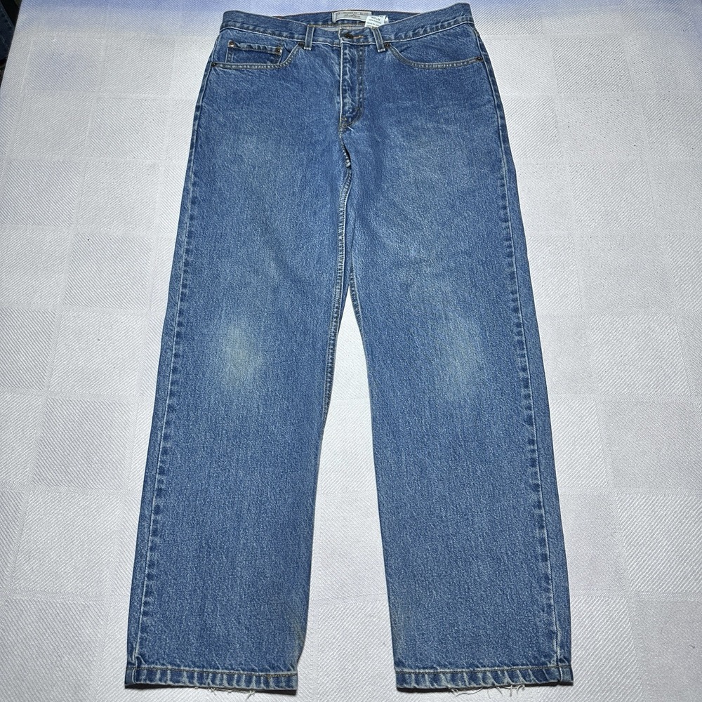 Vintage Y2K Levi's Signature Relaxed Fit Jeans Mens 33x32 Straight Medium Wash